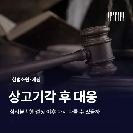 상고기각 후 대응 심리불속행 기각 이후 다시 다툴 수 있을까